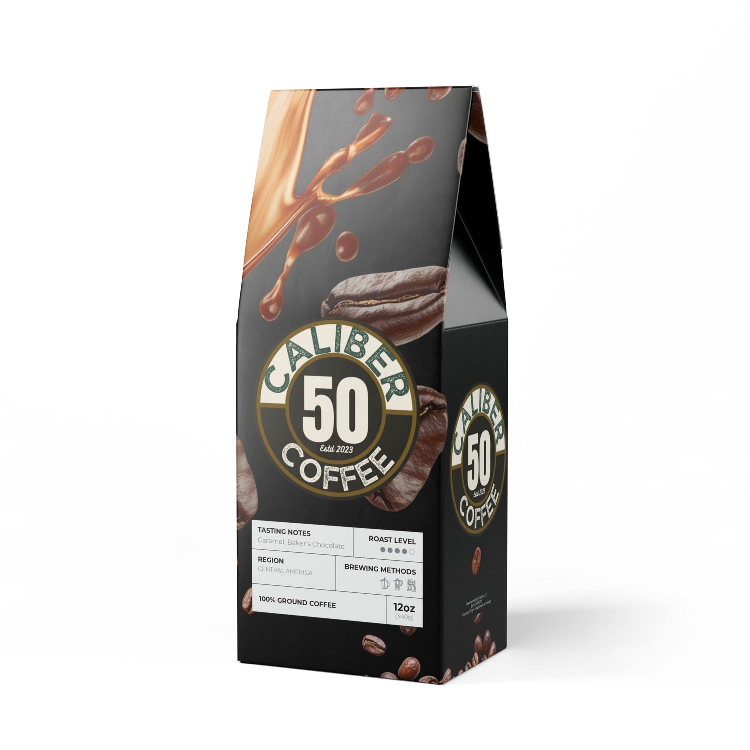 50 CALIBER Flathead Valley Coffee Blend (Medium-Dark Roast)