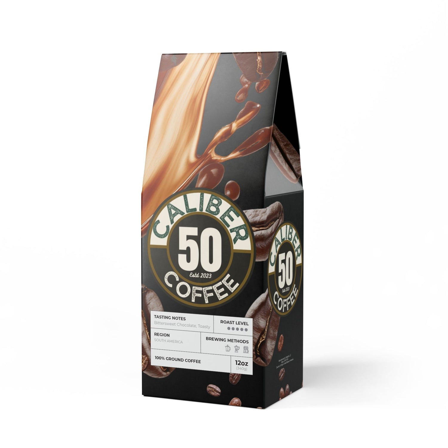 50 CALIBER Bitterroot Coffee Blend (Dark French Roast)