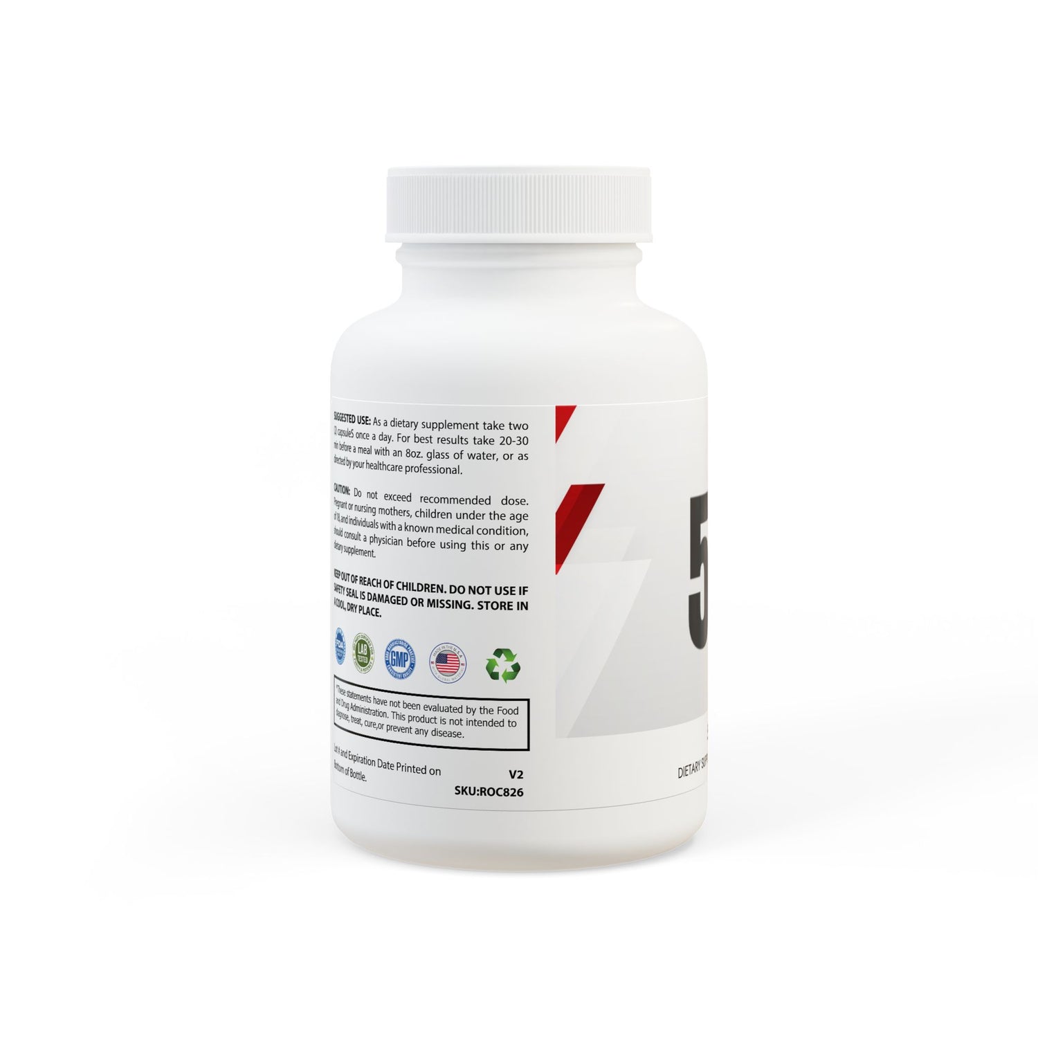 50 CALIBER 5-HTP Supplement (60 Capsules)