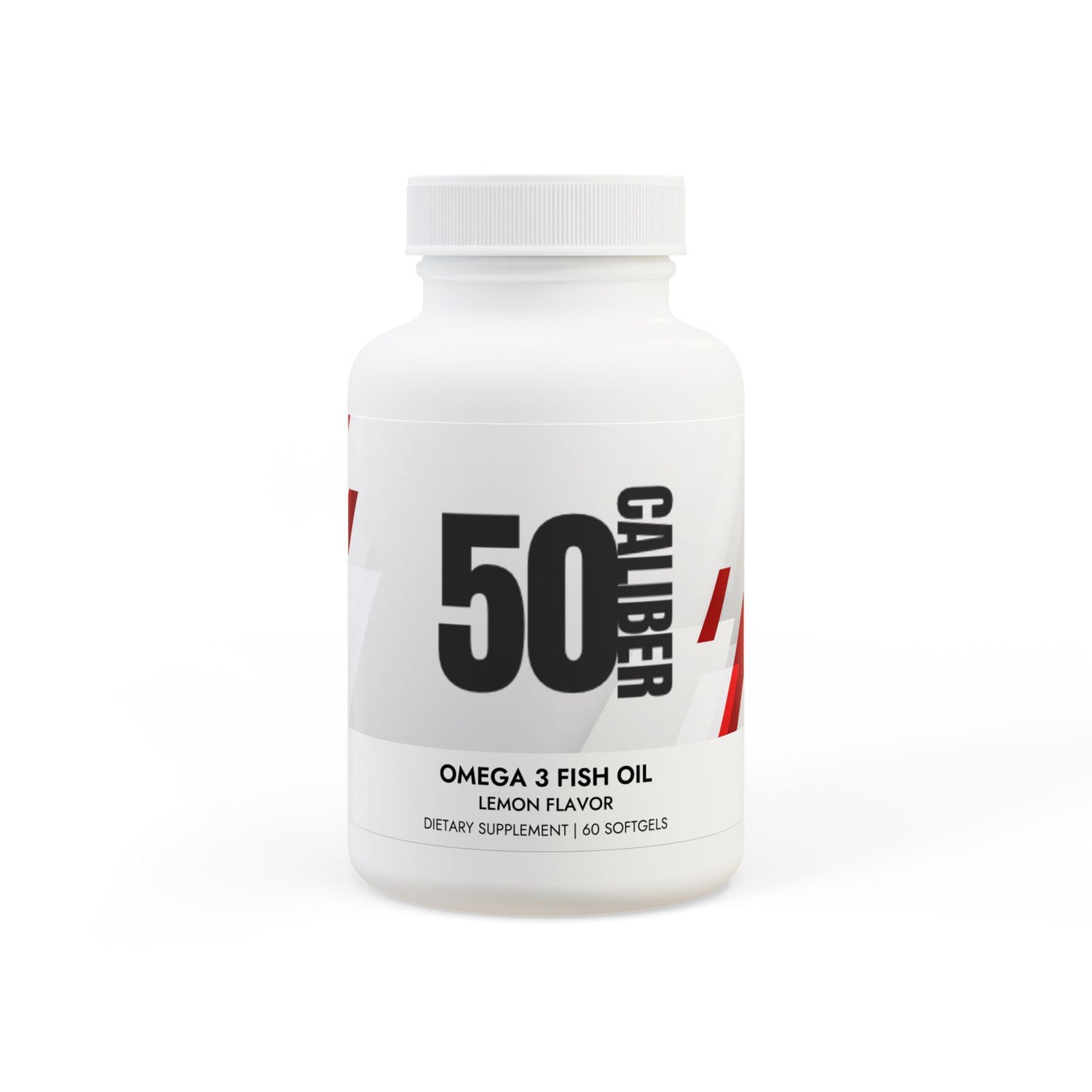 50 CALIBER Omega 3 Fish Oil Supplement (60 Softgels)